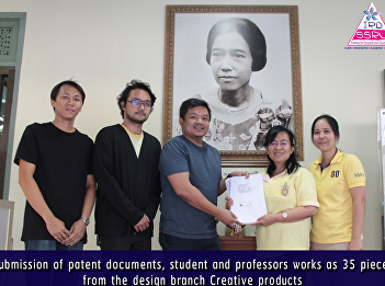 Submission of patent documents, student
and professors works as 35 pieces   from
the design branch Creative products