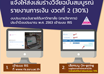 the submission of the complete research
report, budget, income, university
Budget year 2556