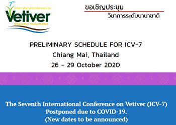 The 7th International Conference on
Vetiver (ICV - 7)