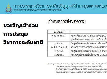 The 5th National Undergraduate
Conference on Humanities and Social
Sciences