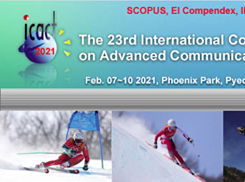 2021 23rd International Conference on
Advanced Communication Technology
(ICACT)