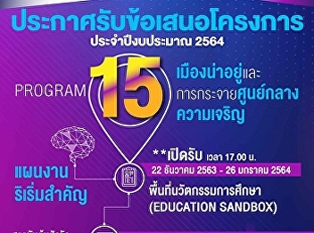 PMUA Call for Research Proposals under
the Flagship of the Fiscal Year 2021 on
“Education Sandbox”