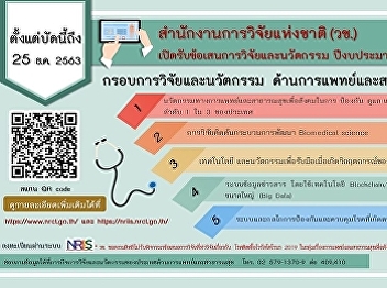 Call for Research and Innovation
Proposals on Medicine and Public Health
for Society 2021