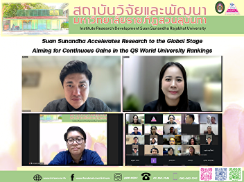 Suan Sunandha Accelerates Research to
the Global Stage, Aiming for Continuous
Gains in the QS World University
Rankings