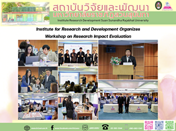 Institute for Research and Development
Organizes Workshop on Research Impact
Evaluation